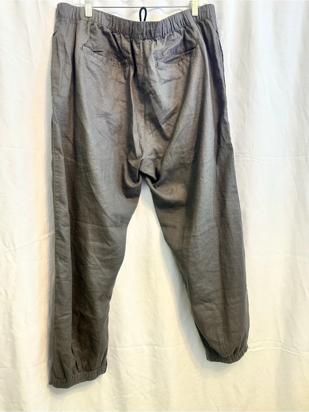 Saks Fifth Avenue Men’s Gray Elastic-Waist Chinos